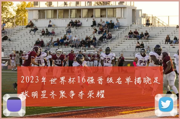 2023年世界杯16强晋级名单揭晓足球明星齐聚争夺荣耀