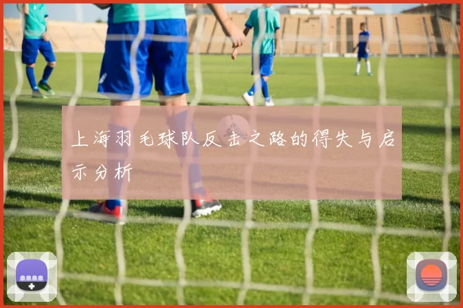 上海羽毛球队反击之路的得失与启示分析